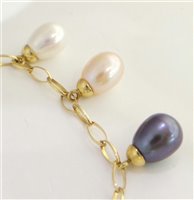 Bracciale Stocco Gioielli Donna in Oro giallo Perla 014/B - 014/B